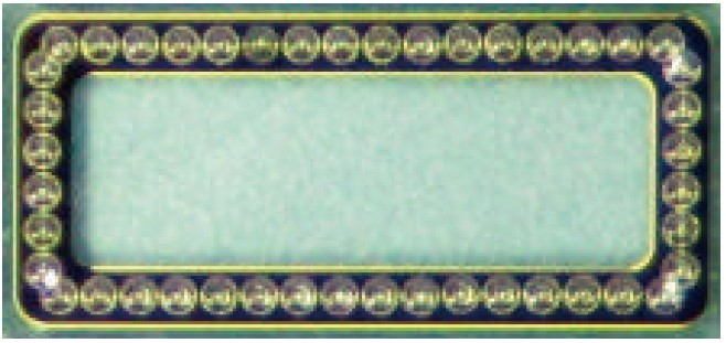 SMD型二极管用带金锡的玻璃罩